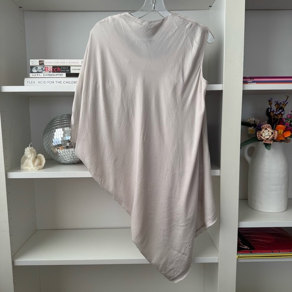 Helmut Lang Orbit Asymmetrical Draped Tunic Top - Picture 3 of 5